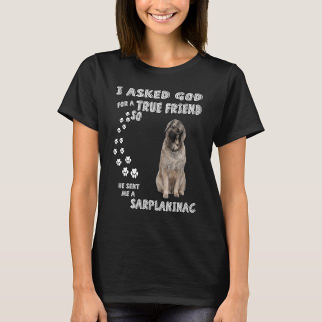 Illyrian Shepherd Dog Mom Dad Costume Cute Sarplan T-Shirt (Front)