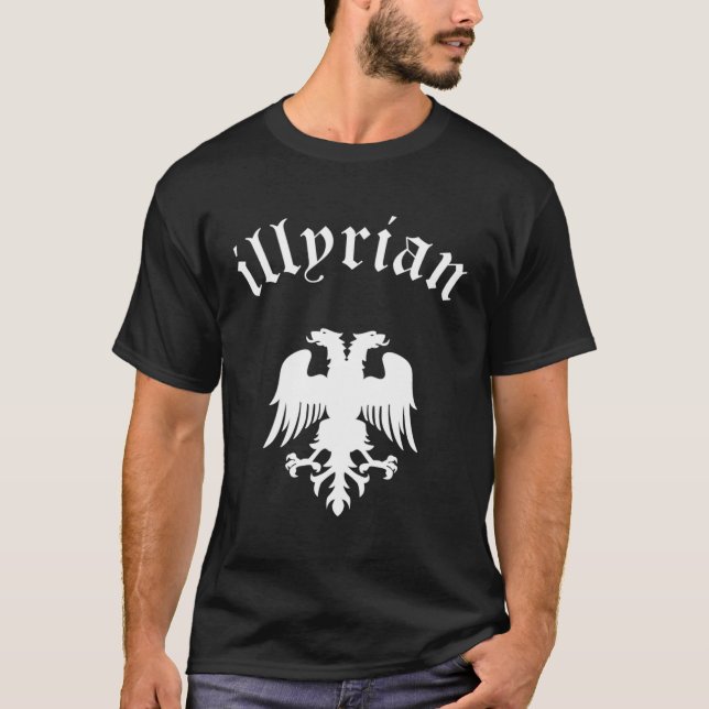 Illyrians Albanian Eagle T-Shirt (Front)