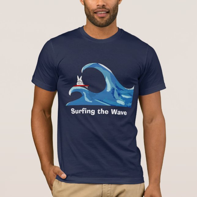 illysurfing, Surfing the Wave T-Shirt (Front)