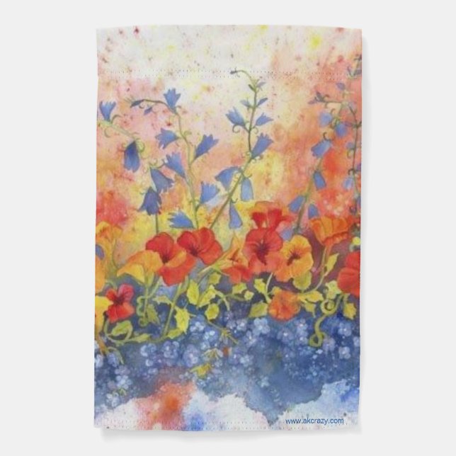 Ilona's Garden Flag - customized  (Front)