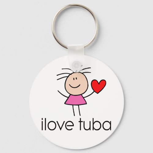 iLove Tuba Gift Keychain