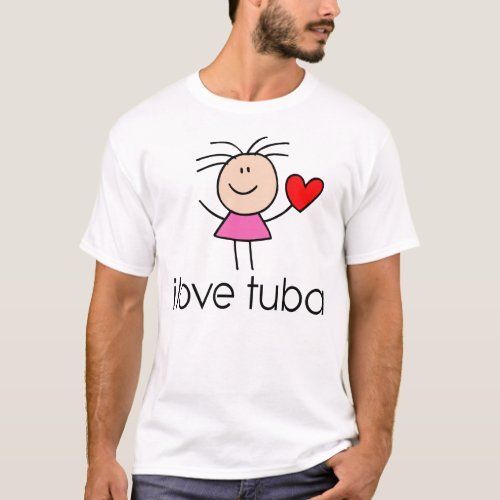 iLove Tuba Gift T_Shirt