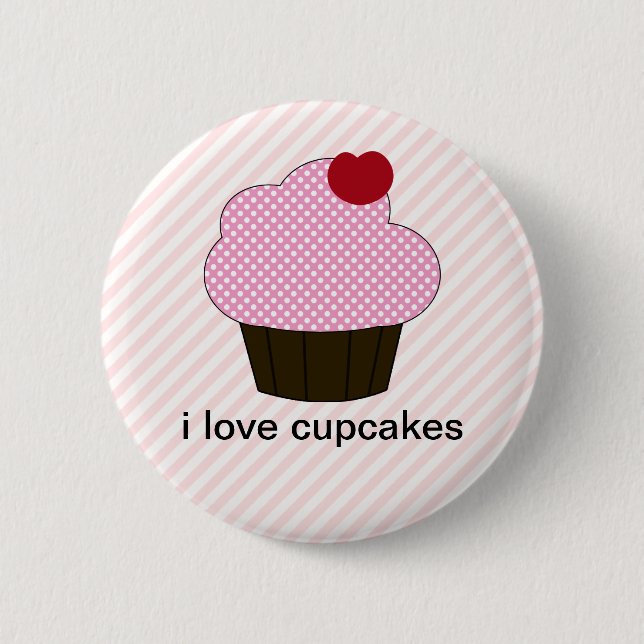 ilovecupcakes Round Button (Front)