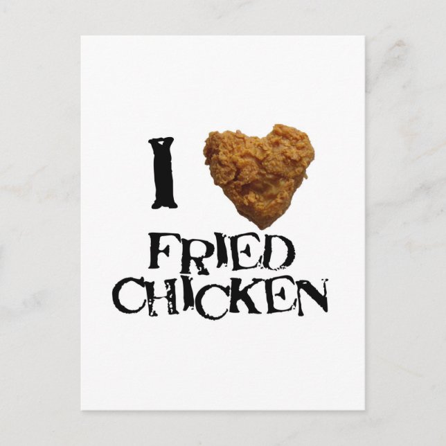 ilovefriedchicken postcard (Front)