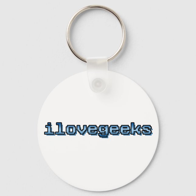 ilovegeeks keychain (Front)