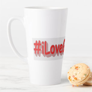 "#iLoveGEORGIA " Cute Design. Buy Now Latte Mug