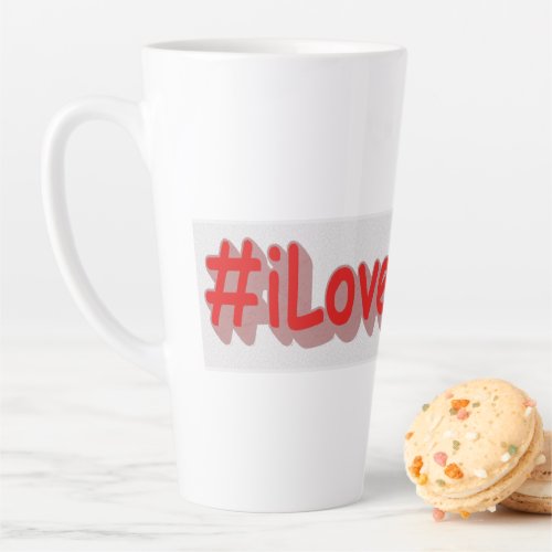 iLoveIllinois  Cute Design Buy Now Latte Mug
