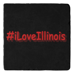 "#iLoveIllinois " Cute Design. Buy Now Trivet