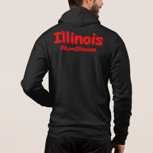 "#iLoveIllinoisan " Cute Design. Buy Now Hoodie