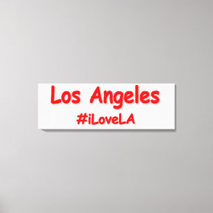 "#iLoveLA" Cute Design. Buy Now Canvas Print
