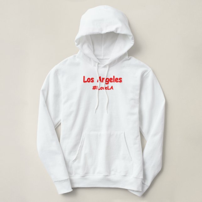 "#iLoveLA" Cute Design. Buy Now Hoodie (Design Front)