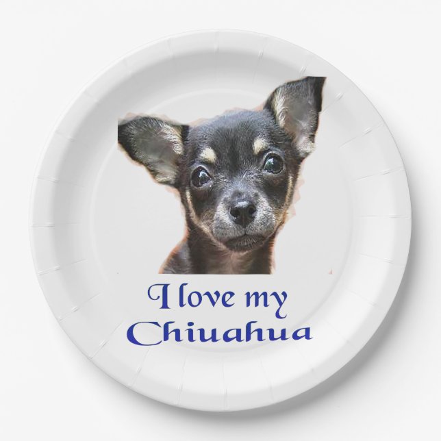 Ilovemychiwawatee Paper Plates (Front)