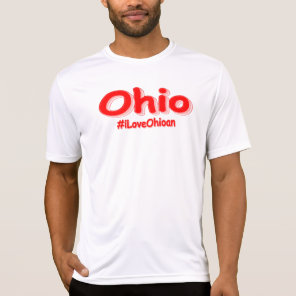 "#iLoveOhioan" Cute Design. Buy Now T-Shirt