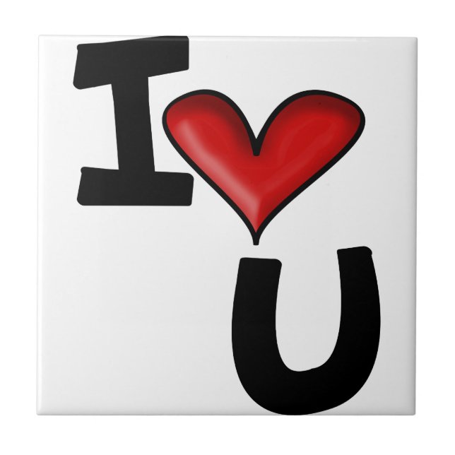 iloveu ceramic tile (Front)