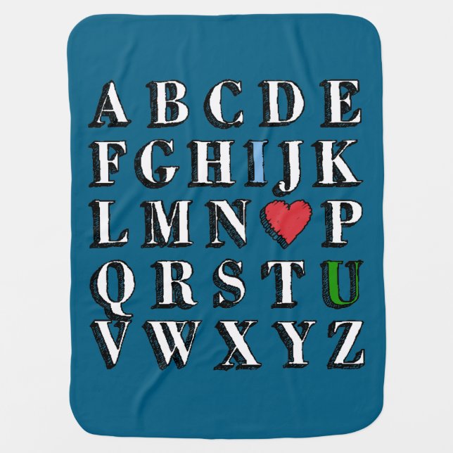 ILU BABY BLANKET (Front)