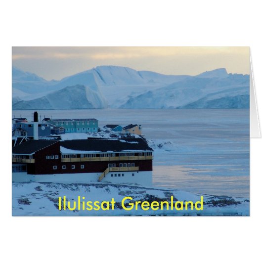Ilulissat Greenland - Customized Cards (Front Horizontal)