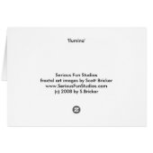 'Ilumina' Cards (Back Horizontal)