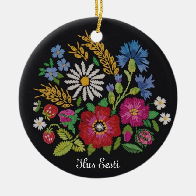 Ilus Eesti - Beautiful Estonia Christmas Ornament (Front)