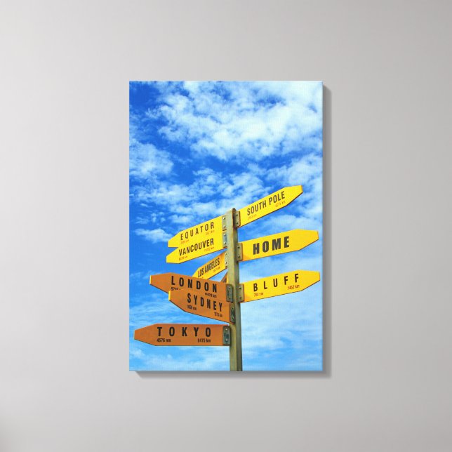 iLUV TRAVEL 16x24 Canvas Print (Front)