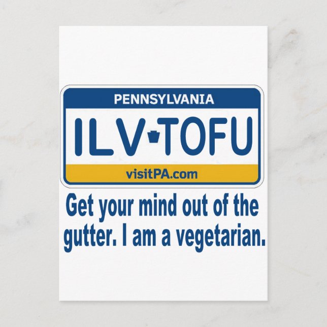 ILVTOFU PA POSTCARD (Front)