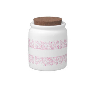 ILY Bloom - Custom Name ASL Design Candy Jar