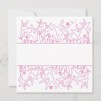 ILY Bloom - Custom Name ASL Design Invitation