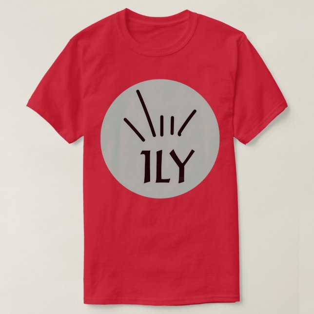 ILY Celadon T-Shirt (Design Front)
