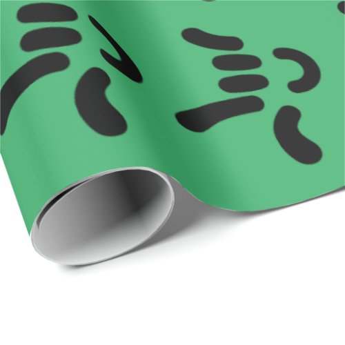 ILY I Love You ASL _ Gift Wrapping GREEN Wrapping Paper