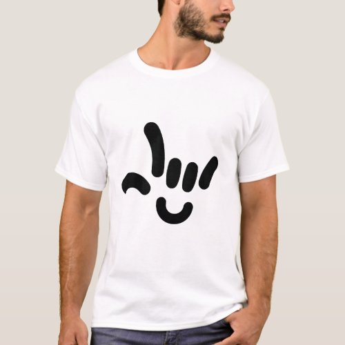 ILY I LOVE YOU in ASL T_Shirt