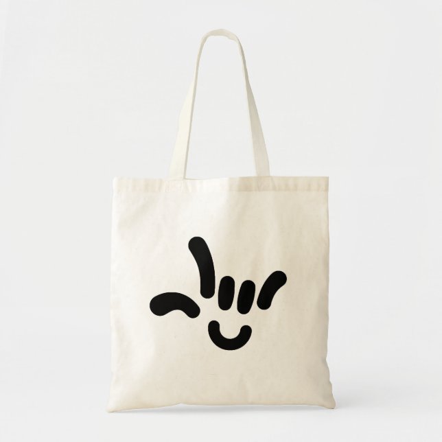 ILY (I LOVE YOU) in ASL Tote Bag (Front)