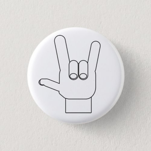 ILY I LOVE YOU SIGN LANGUAGE ASL BUTTON