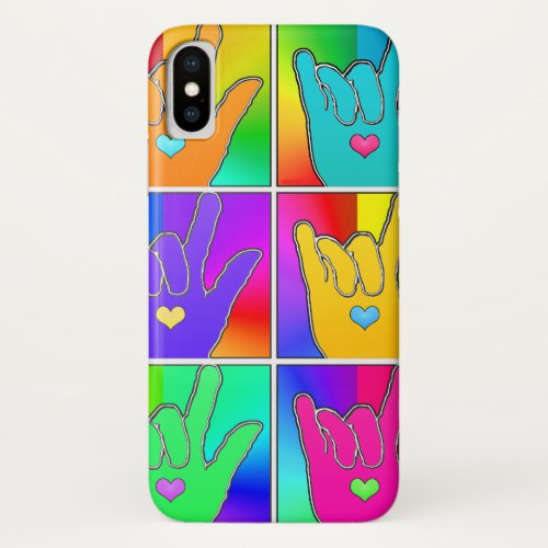ILY I LOVE YOU Times Six iPhone X Case