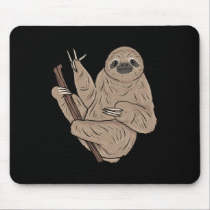 Ily Sloth Asl Hand Gesture Deaf Hearing Loss Aware Mouse Pad
