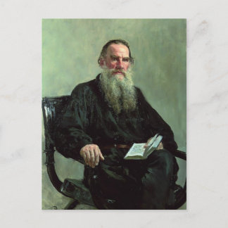 Ilya Repin- Portrait of Leo Tolstoy Postcard