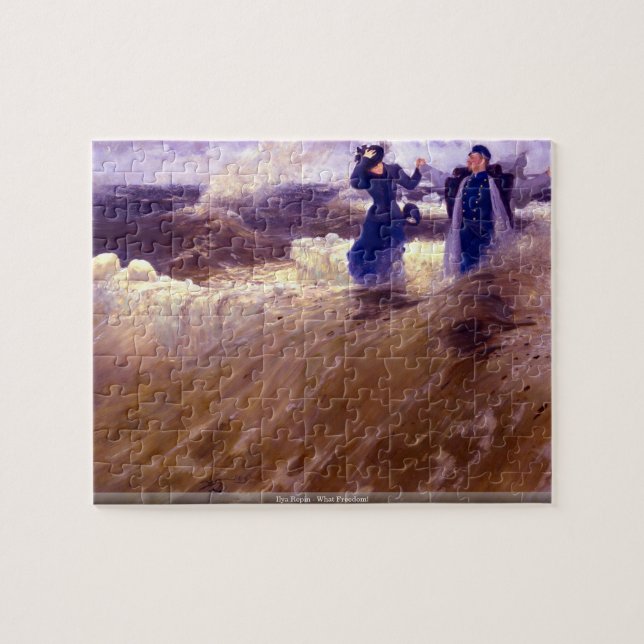 Ilya Repin - What Freedom! puzzle (Horizontal)