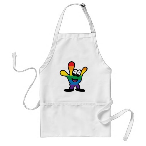 ILYrainbowFinal Adult Apron