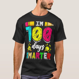 I'm 100 Days Smarter Student 100th School Day Chal T-Shirt