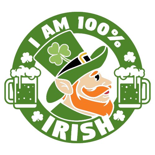 Im 100 Irish Paper Cups