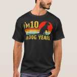 Im 10 In Dog Years 70th Birthday Vintage Funny 70  T-Shirt<br><div class="desc">Im 10 In Dog Years 70th Birthday Vintage Funny 70 Year Old  .. Vintage</div>