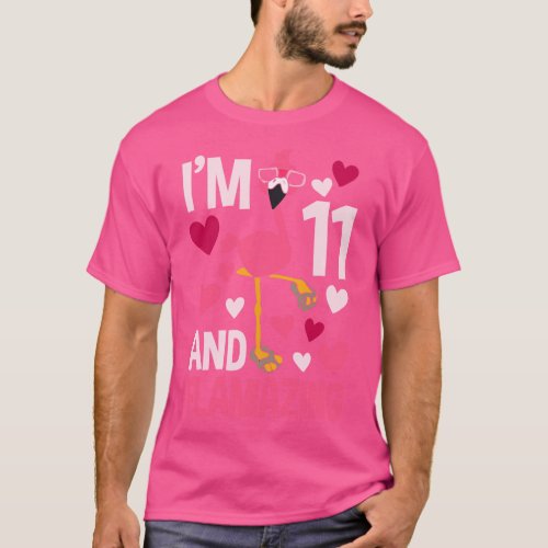 Im 11 And Flamazing Flamingo T_Shirt