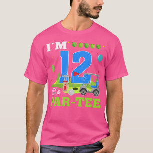 I'M 12 Let'S Par- Birthday Golf 12Th Party Sport T-Shirt