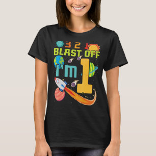 I'm 1 Future Scientist Happy Birthday Celebrant T-Shirt