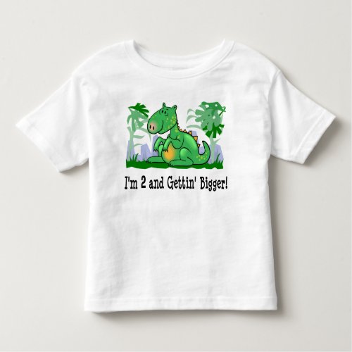 Im 2 and Getting Bigger Dinosaur T_shirts