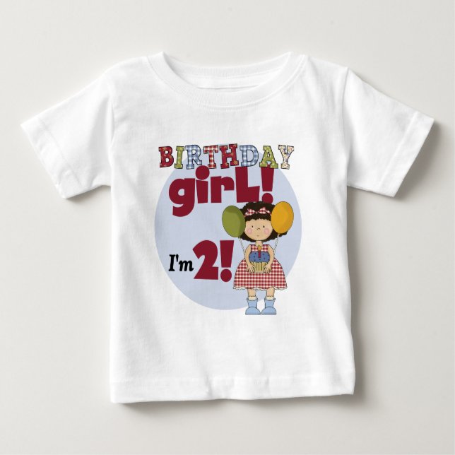 I'm 2  Birthday Girl T-shirts and Gifts (Front)