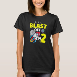 I'm 2 Science Future Scientist Happy Birthday Pre T-Shirt