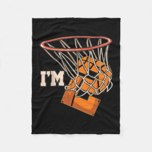 I'm 2 Sketll Theme Birthday Party Celebration 2nd  Fleece Blanket