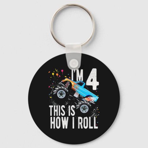 Im 2 This Is How I Roll Keychain