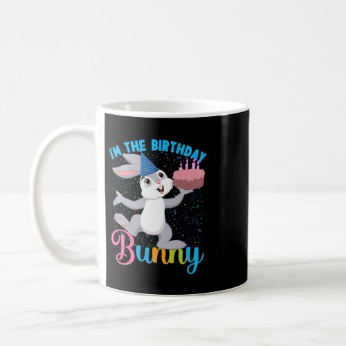 im 2birthday bunny cute easter bday party men wome coffee mug