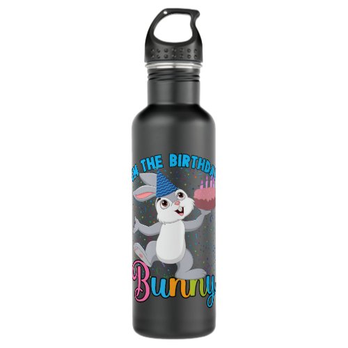 im 2birthday bunny cute easter bday party men wome stainless steel water bottle