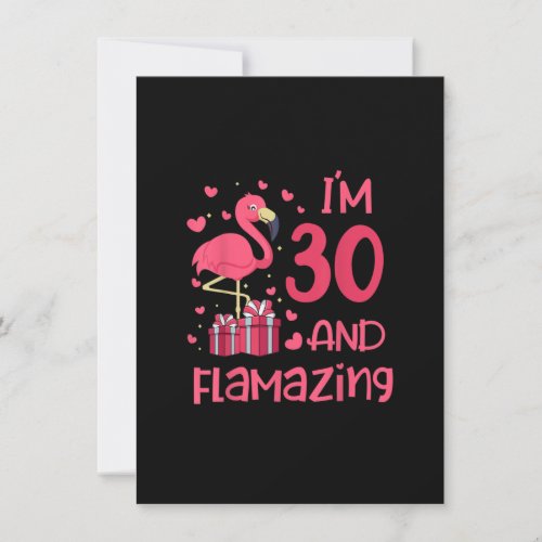 Im 30 And Flamazing _ Amazing 30th Birthday _ Fla Invitation